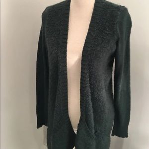 Green Anthropologie Long Cardigan, size M